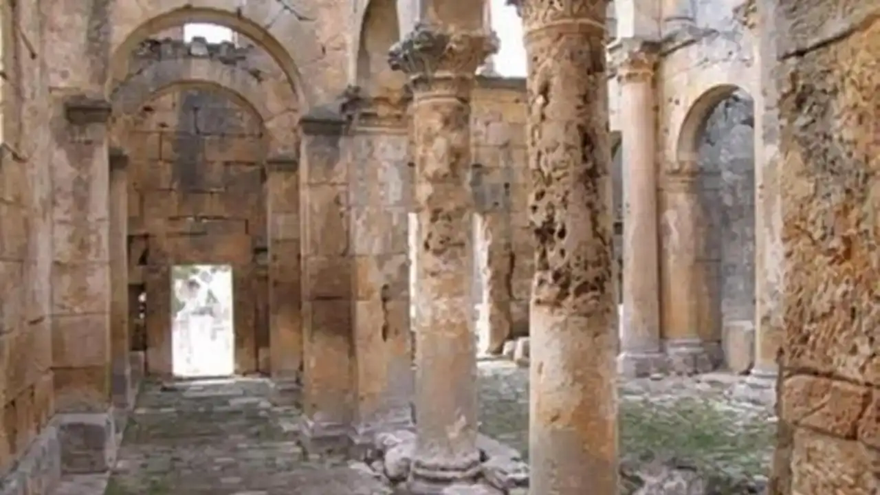 “Mersin’in Ayasofyası” Alahan Manastırı Görenleri Büyülüyor! 5